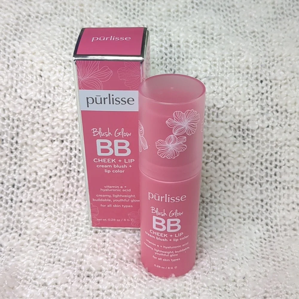pürlisse Blush Glow BB Cream in Pink Crush, 8g/0.28oz